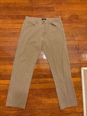 Mens A.P.C. Taupe Straight Leg Jeans size 32/30